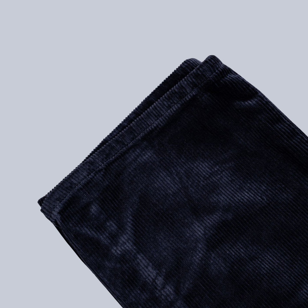 Navy 5 Pocket Corduroy Trouser