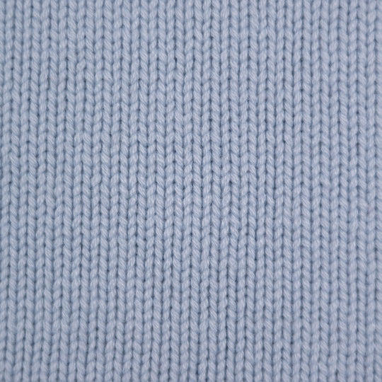 Light Blue Heavy Knitted Cashmere Roll Neck Sweater