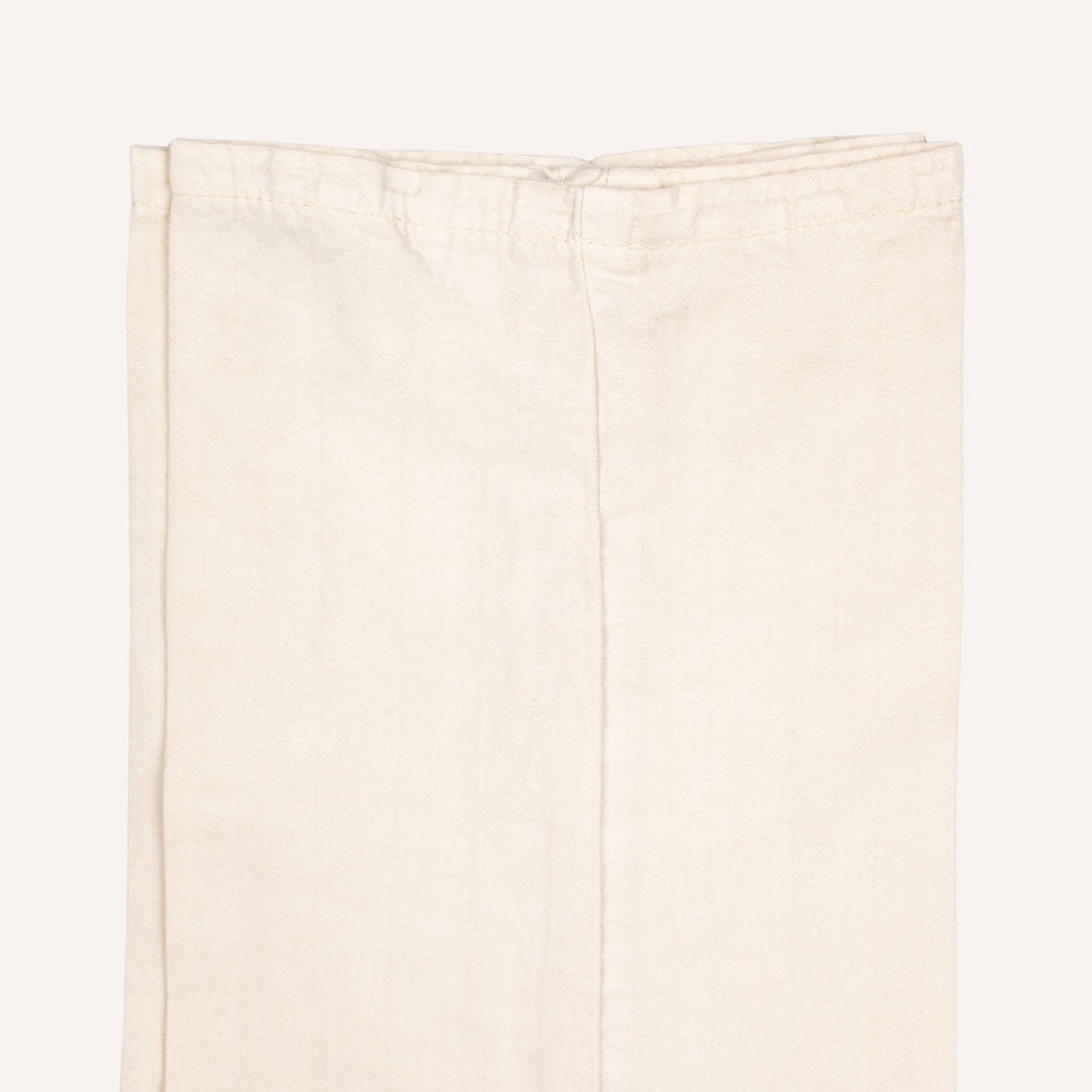 Off White Herringbone Trousers