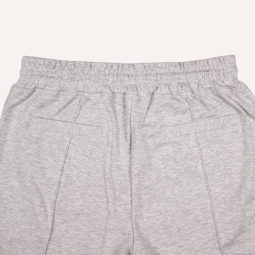Grey Cotton Jersey Weekend Shorts