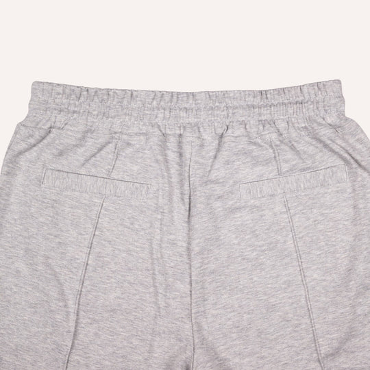 Grey Cotton Jersey Weekend Shorts