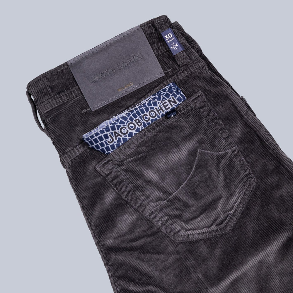 Lava Grey 5 Pocket Corduroy Trouser