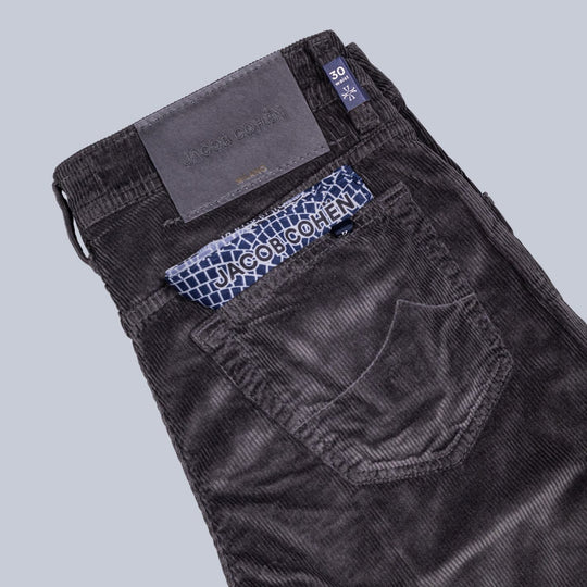 Lava Grey 5 Pocket Corduroy Trouser