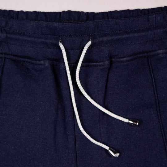 Navy Cotton Jersey Weekend Shorts
