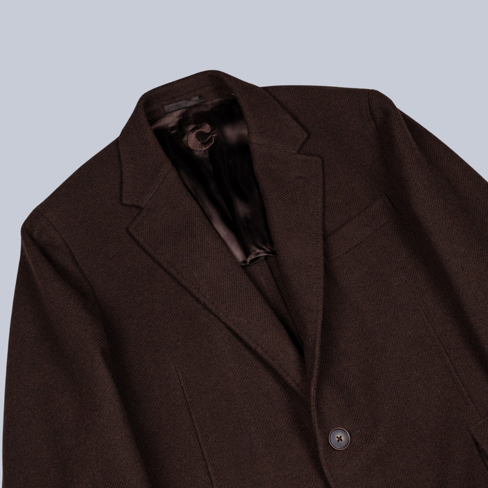 Brown Wool Cashmere  Coat