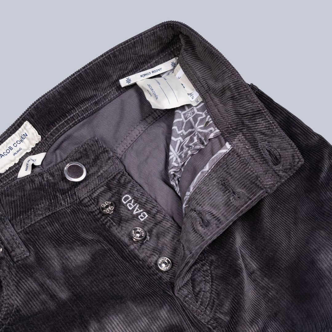 Lava Grey 5 Pocket Corduroy Trouser