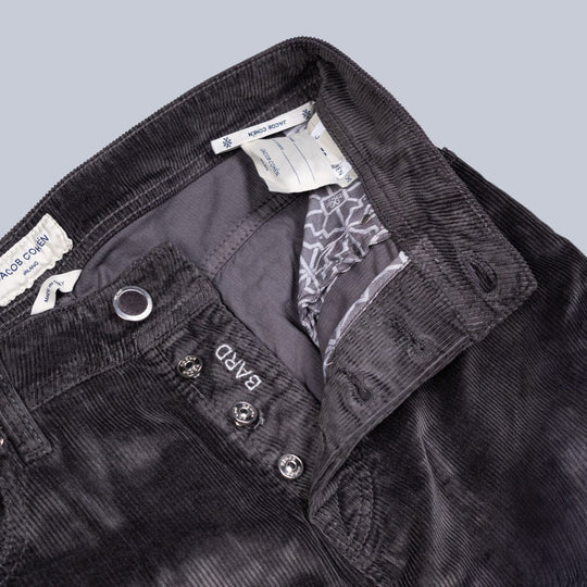 Lava Grey 5 Pocket Corduroy Trouser