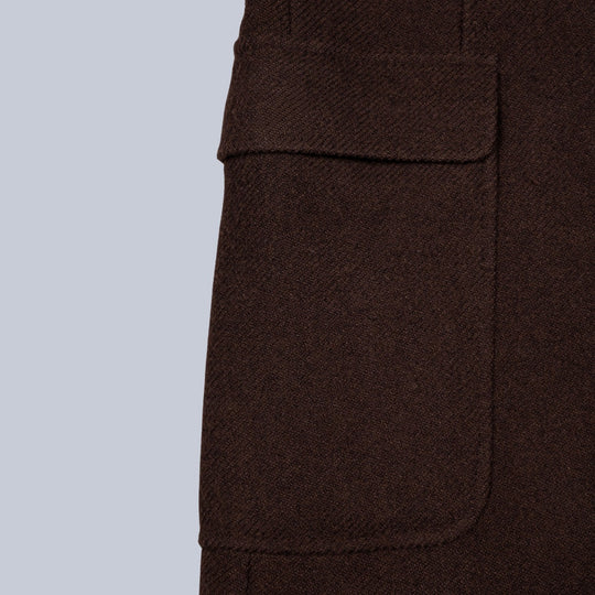 Brown Wool Cashmere  Coat