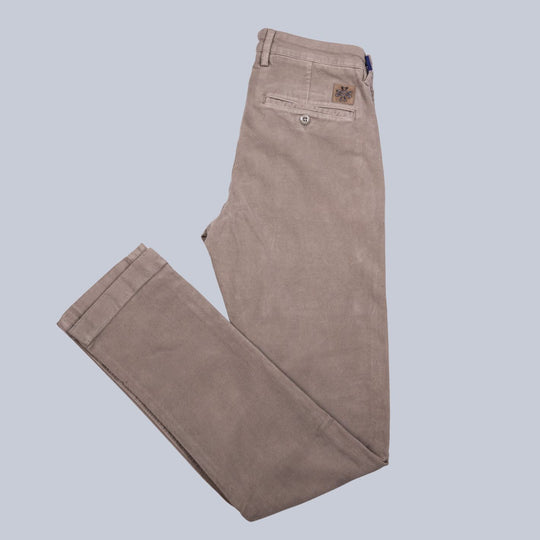 Taupe Soft Moleskin Trousers