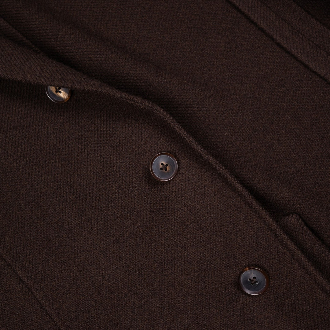 Brown Wool Cashmere  Coat