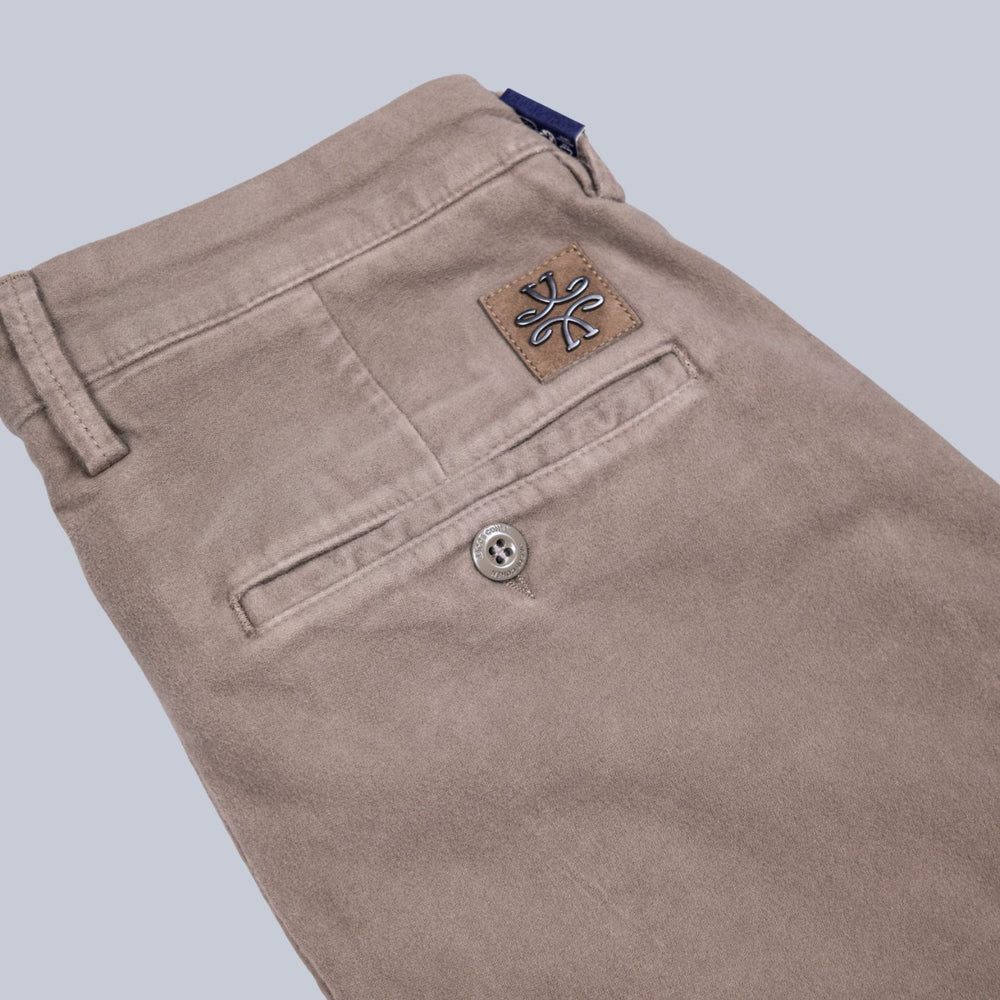 Taupe Soft Moleskin Trousers