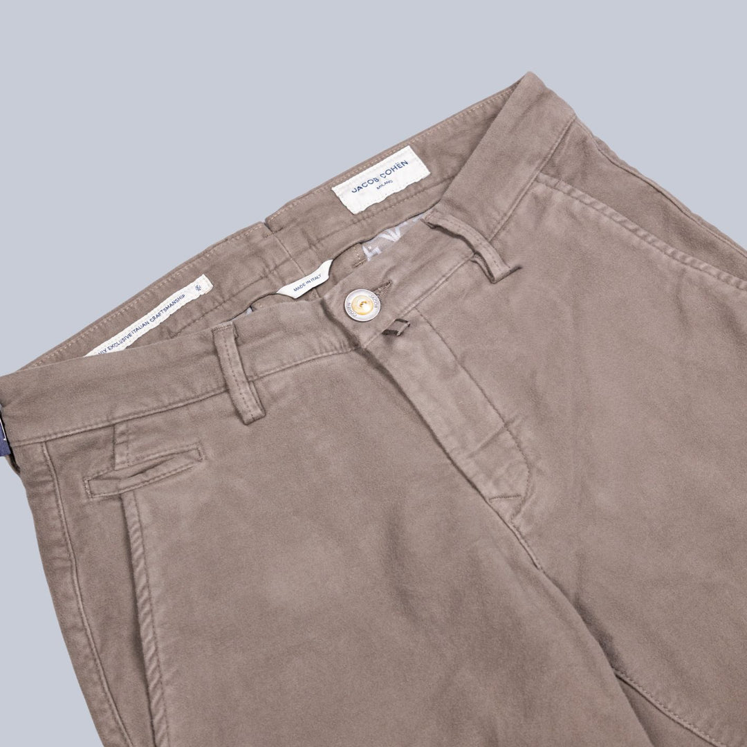 Taupe Soft Moleskin Trousers