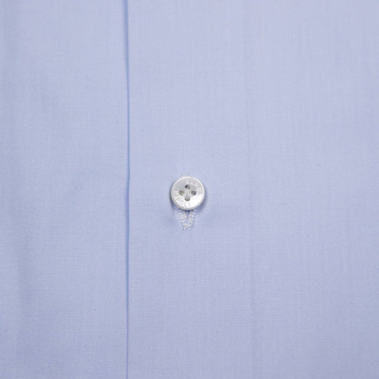 Light Blue Poplin Cutaway Shirt - Slim Fit