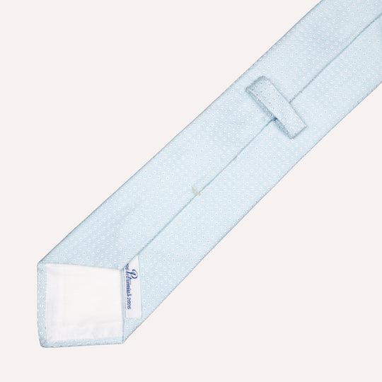Turquoise Micro Pattern Silk Tie