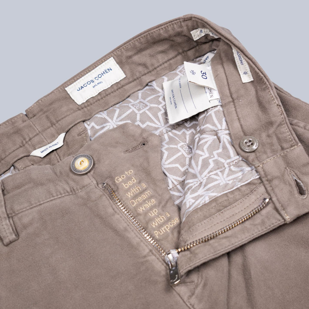 Taupe Soft Moleskin Trousers