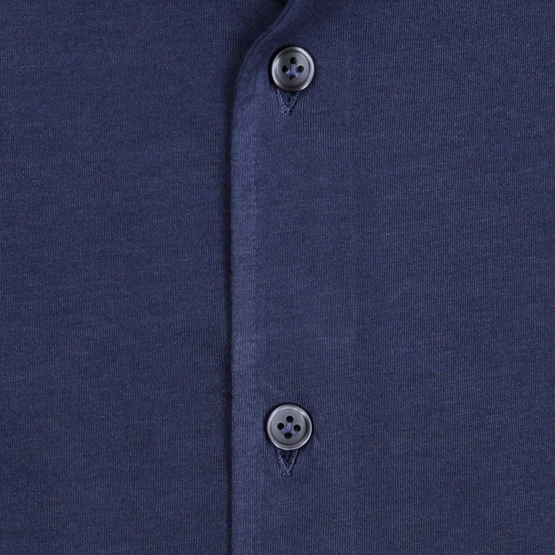 Blue Soft Cotton Jersey Shirt