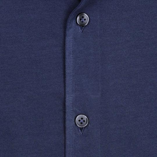 Blue Soft Cotton Jersey Shirt