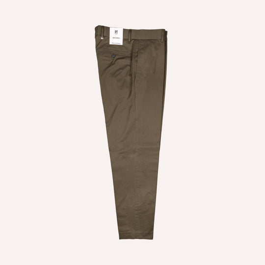 Army Green Cotton Stretch Chino ReWorked