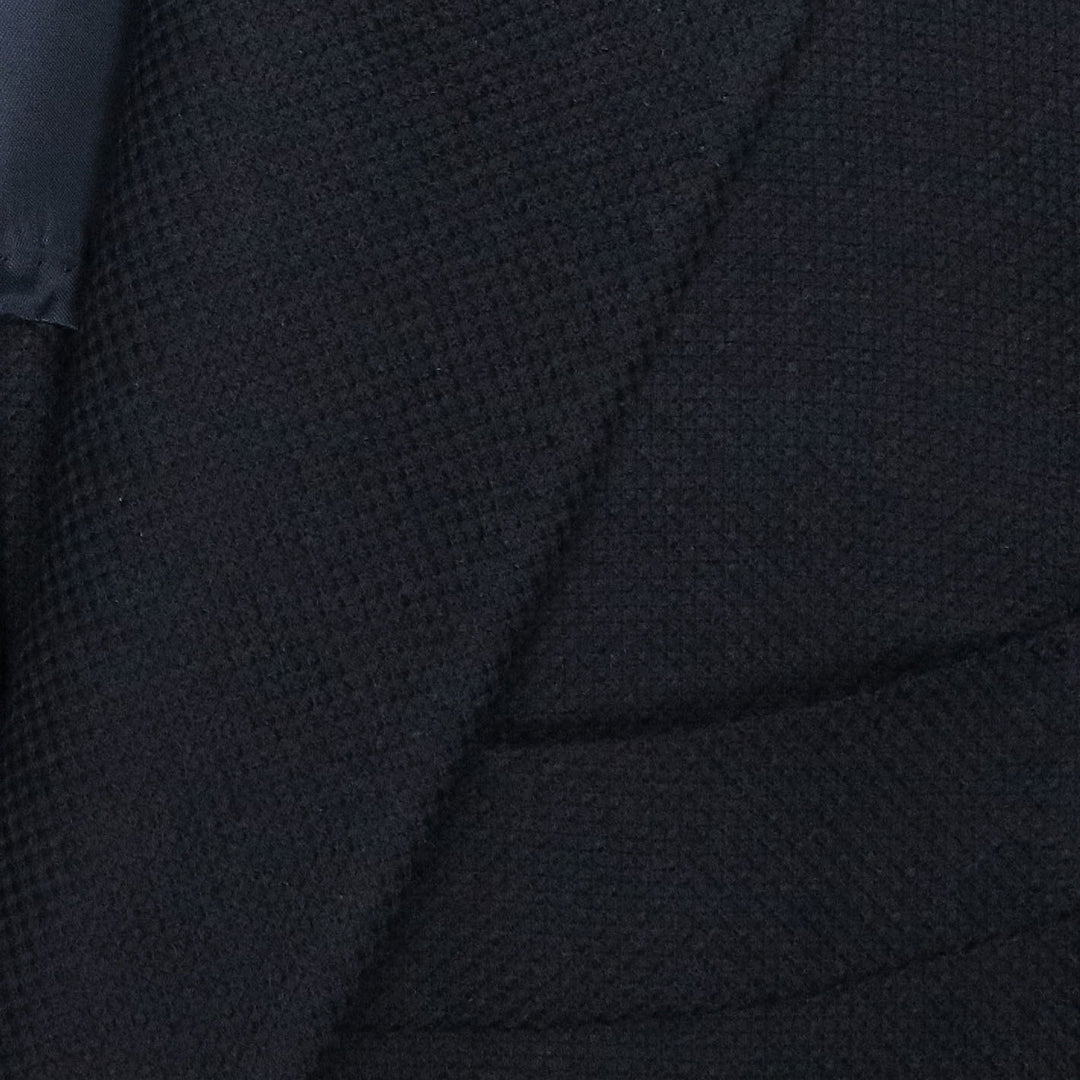 Midnight Blue Four Season Wool Balloon Blazer