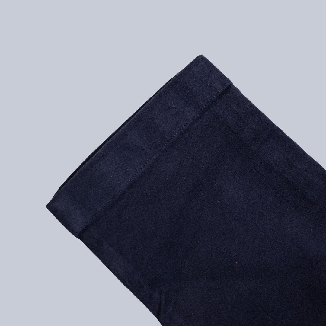 Navy Soft Moleskin Trousers
