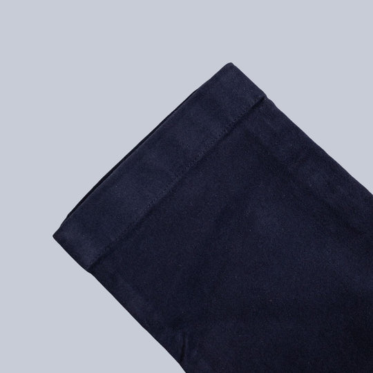 Navy Soft Moleskin Trousers