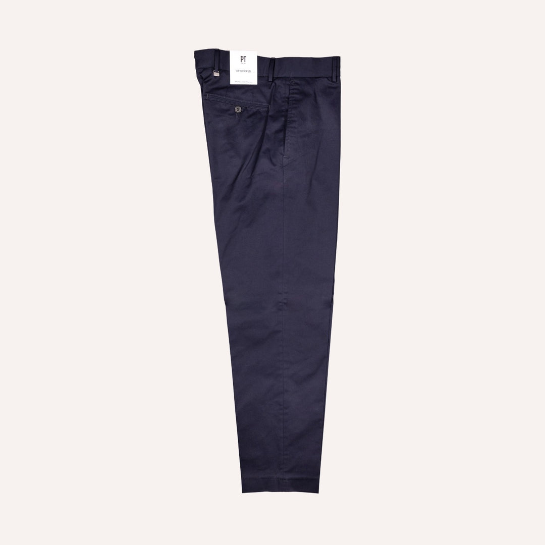 Navy Cotton Stretch Chino ReWorked