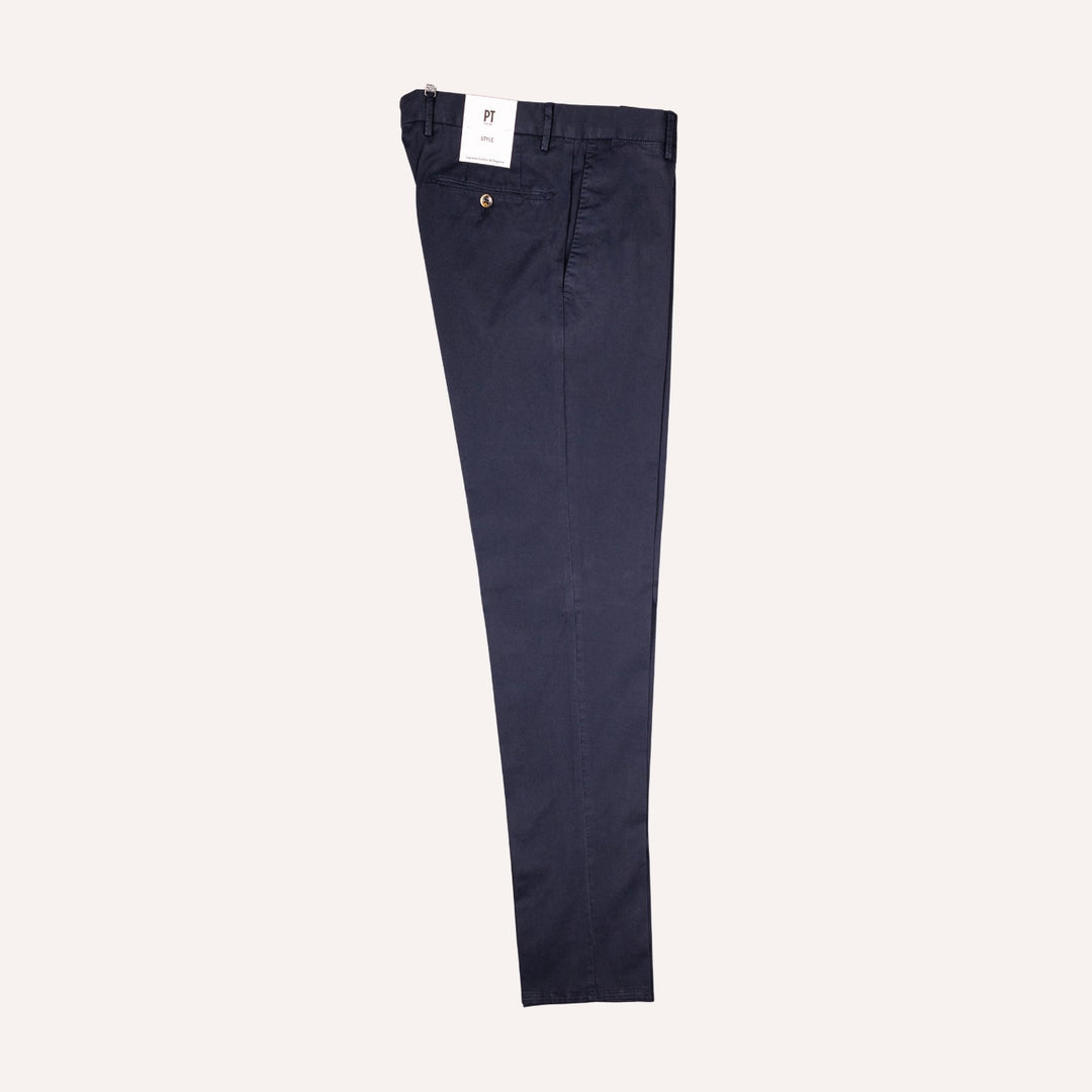 Washed Navy Cotton Chino