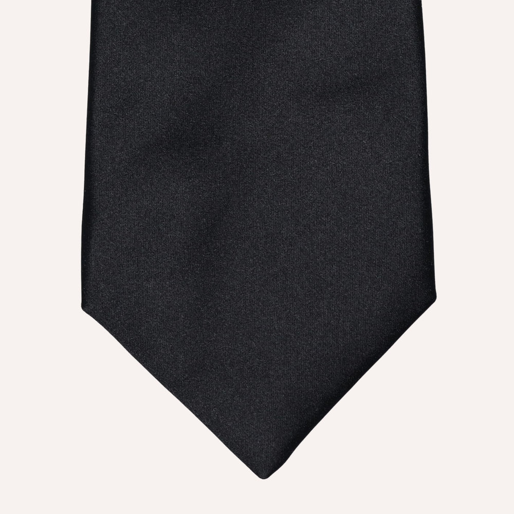 Black Silk Tie