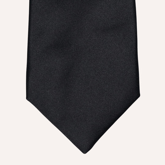 Black Silk Tie
