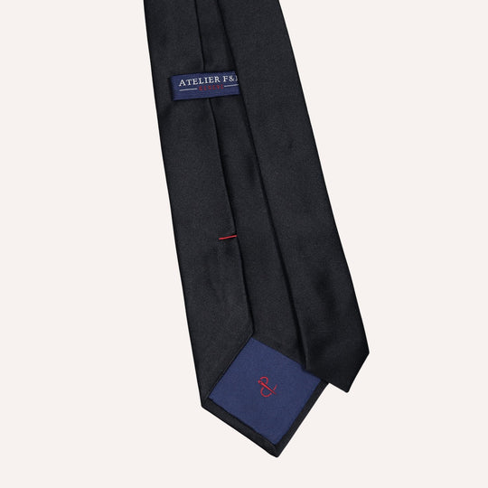 Black Silk Tie