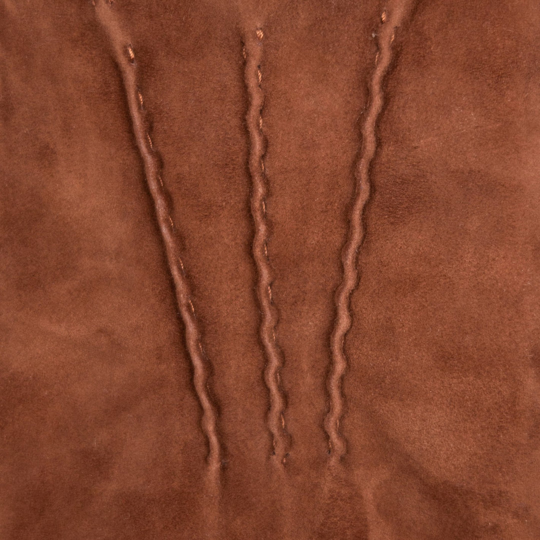 Mid Brown Suede Cashmere Lined Gloves