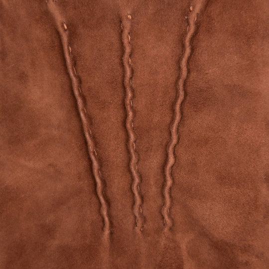 Mid Brown Suede Cashmere Lined Gloves
