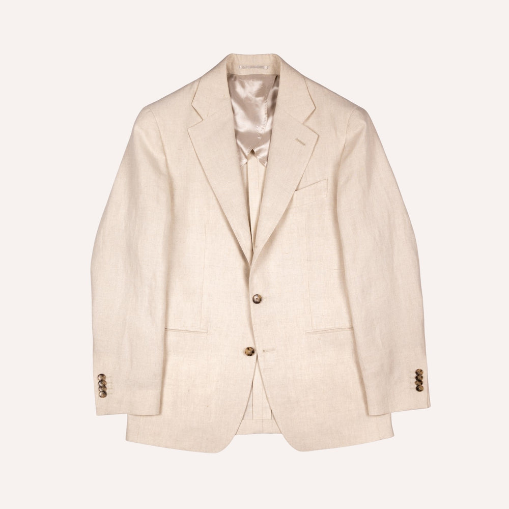 Light Sand Linen Suit