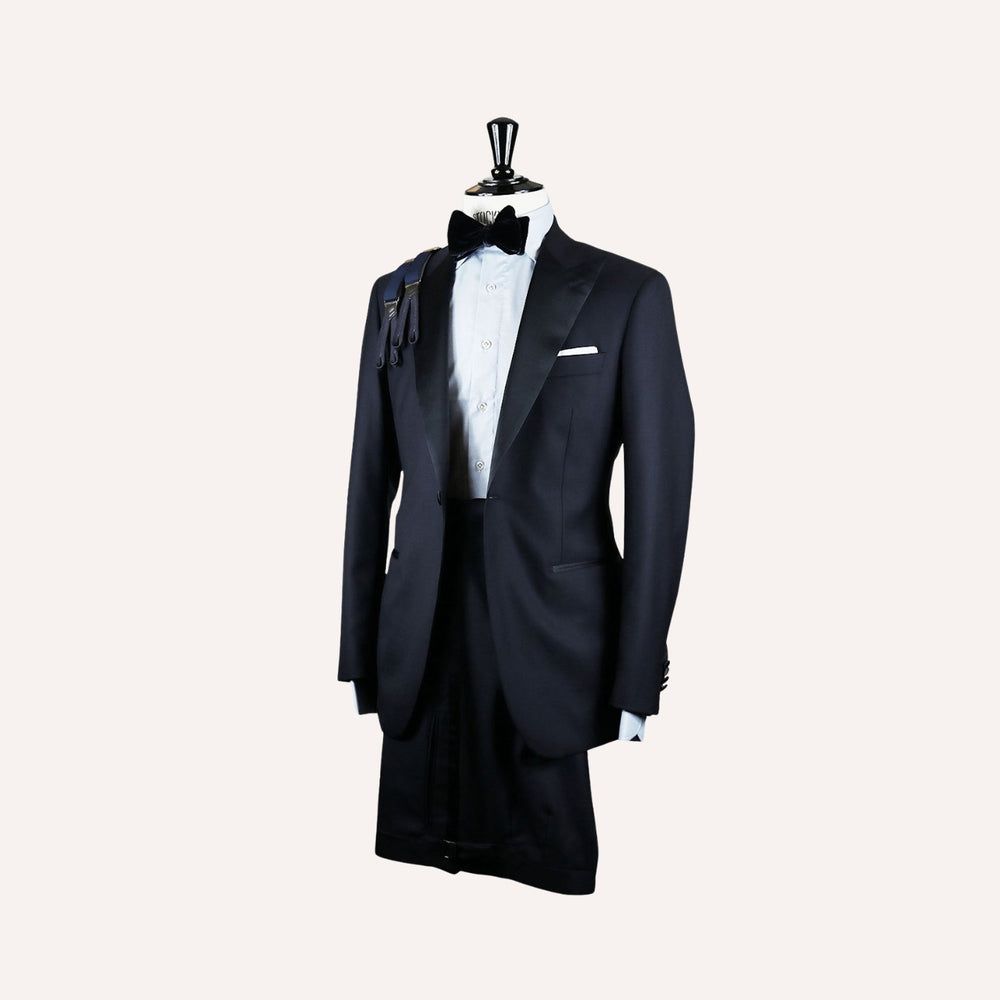 Midnight Blue Peak Lapel Tuxedo