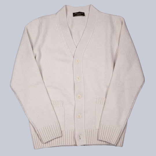 Ecru Cashmere Cardigan
