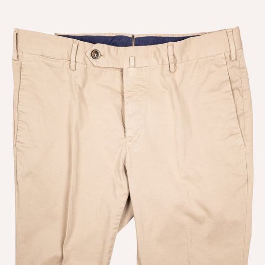 Beige Cotton Chino