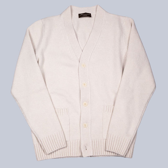 Ecru Cashmere Cardigan