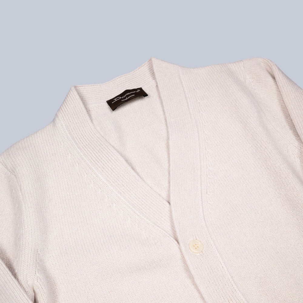 Ecru Cashmere Cardigan