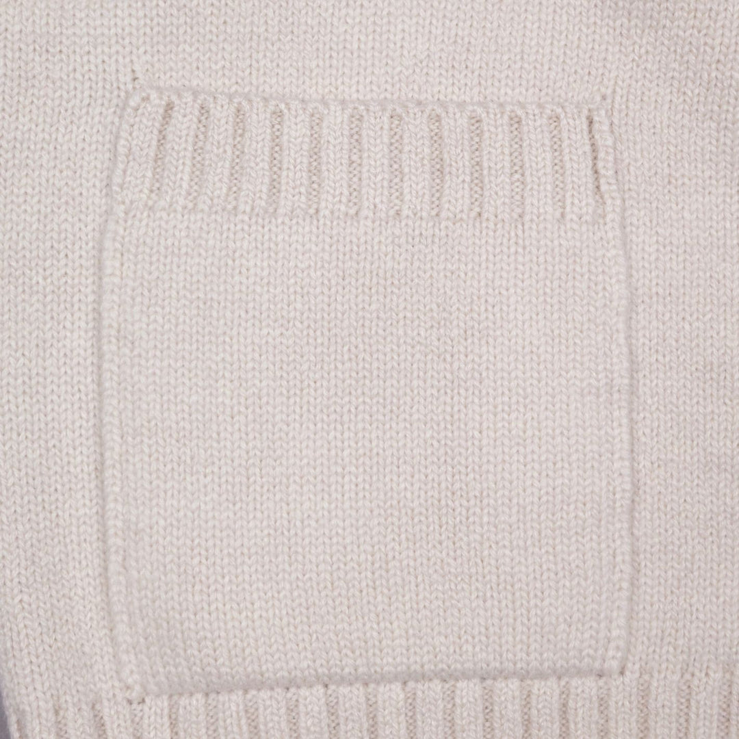 Ecru Cashmere Cardigan