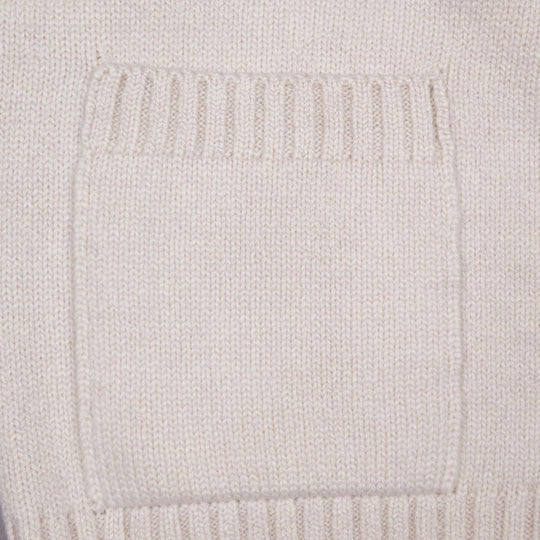 Ecru Cashmere Cardigan