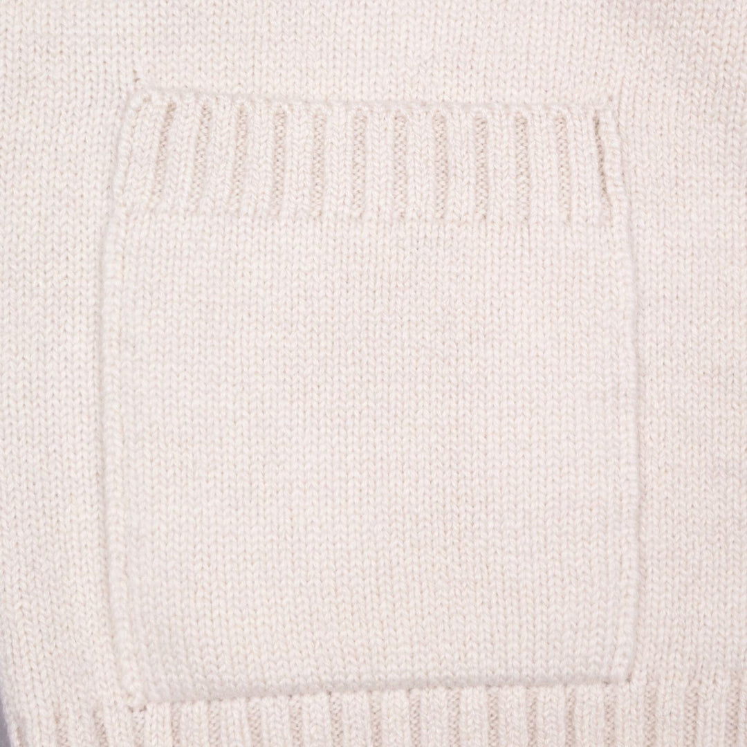 Ecru Cashmere Cardigan