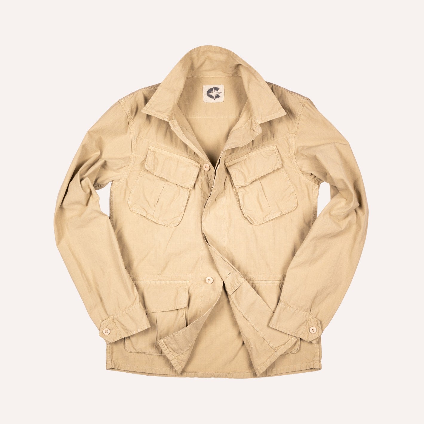 Khaki Cotton Fatigue Jungle Jacket – Lund & Lund