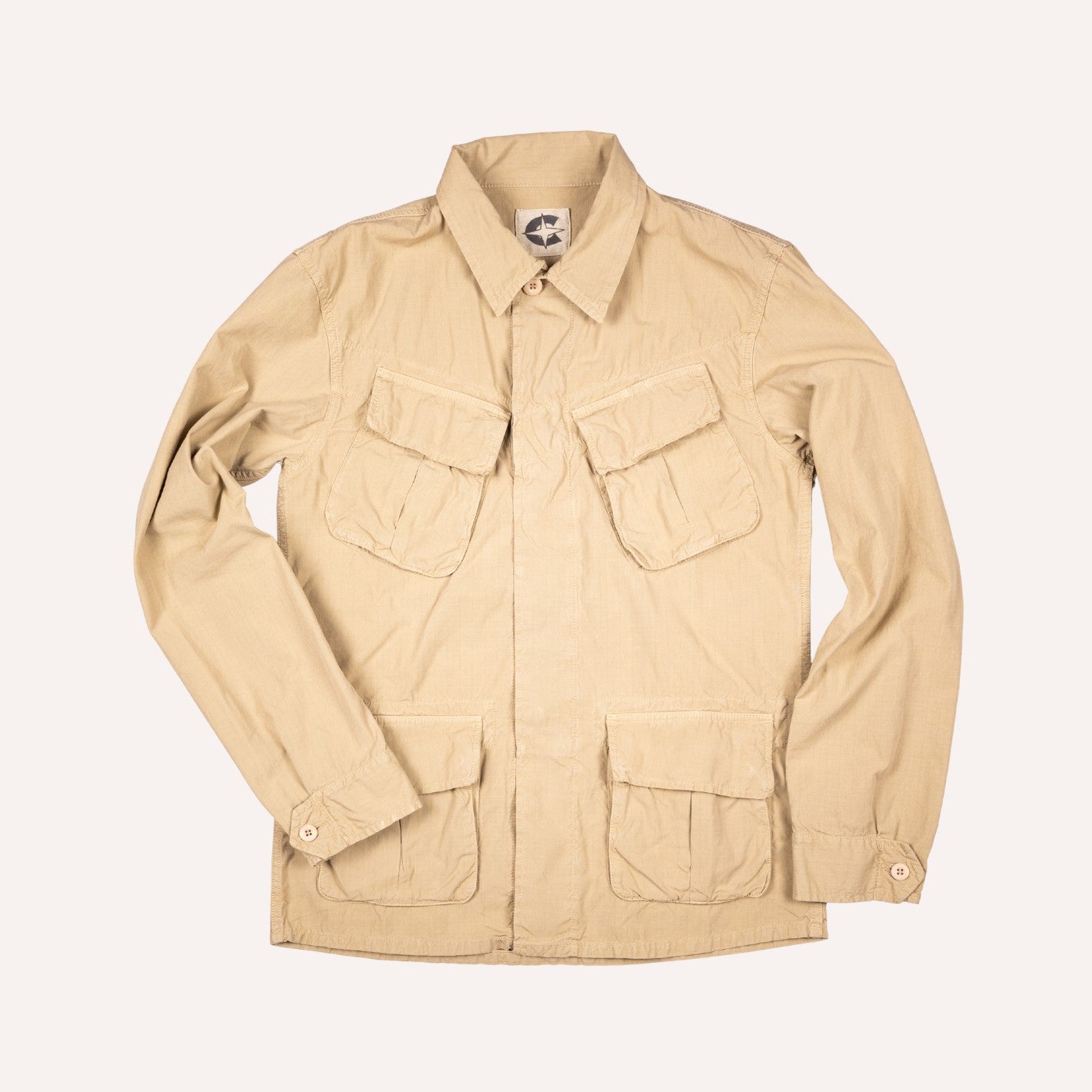 Khaki Cotton Fatigue Jungle Jacket – Lund & Lund