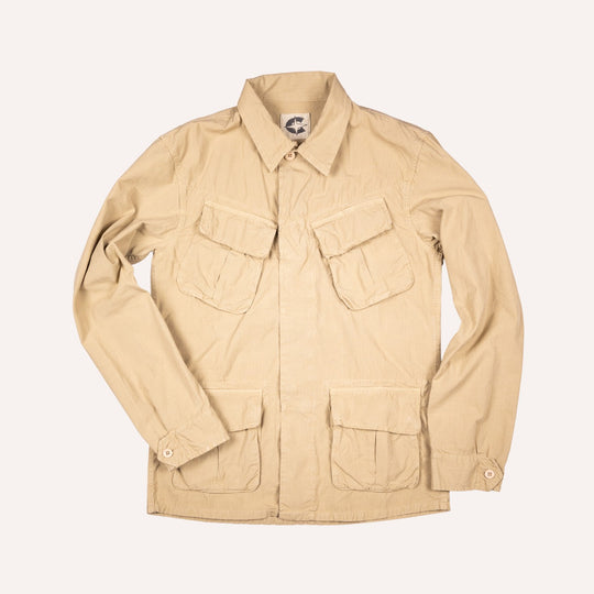 Khaki Cotton Fatigue Jungle Jacket
