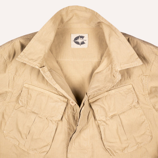 Khaki Cotton Fatigue Jungle Jacket