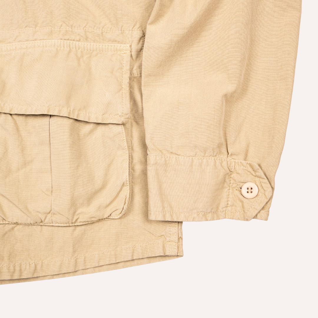 Khaki Cotton Fatigue Jungle Jacket