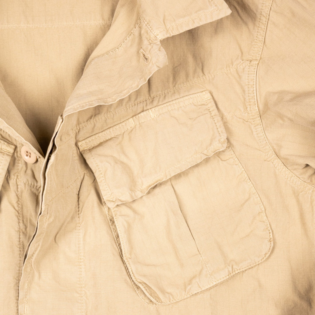 Khaki Cotton Fatigue Jungle Jacket