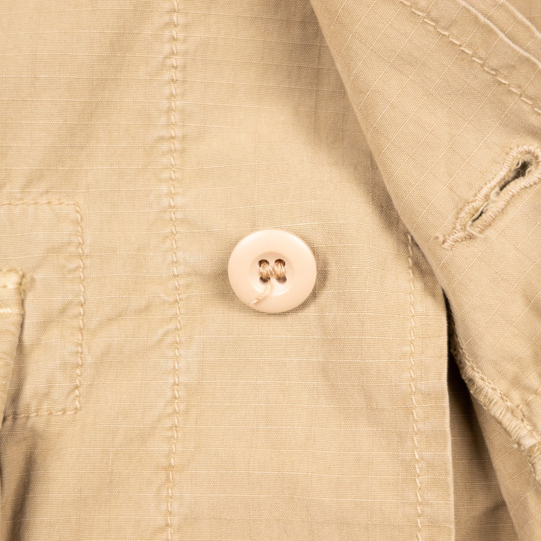 Khaki Cotton Fatigue Jungle Jacket