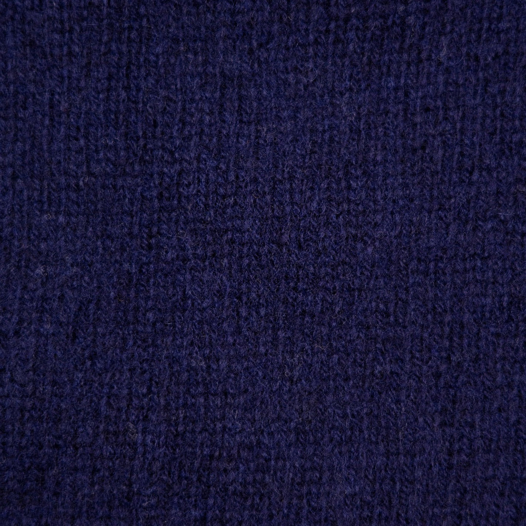 Navy Lambswool 3 Button Sweater