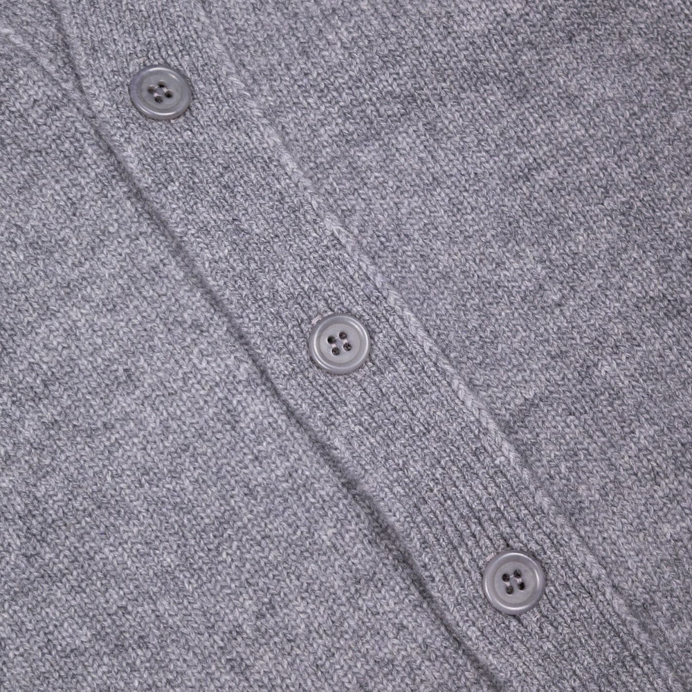 Grey Cashmere Cardigan